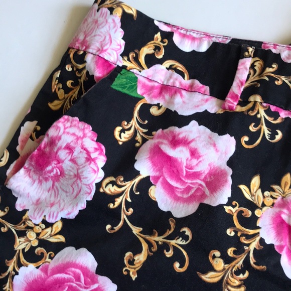 7th Avenue New York & Company floral shorts Sz 16 - Picture 8 of 8